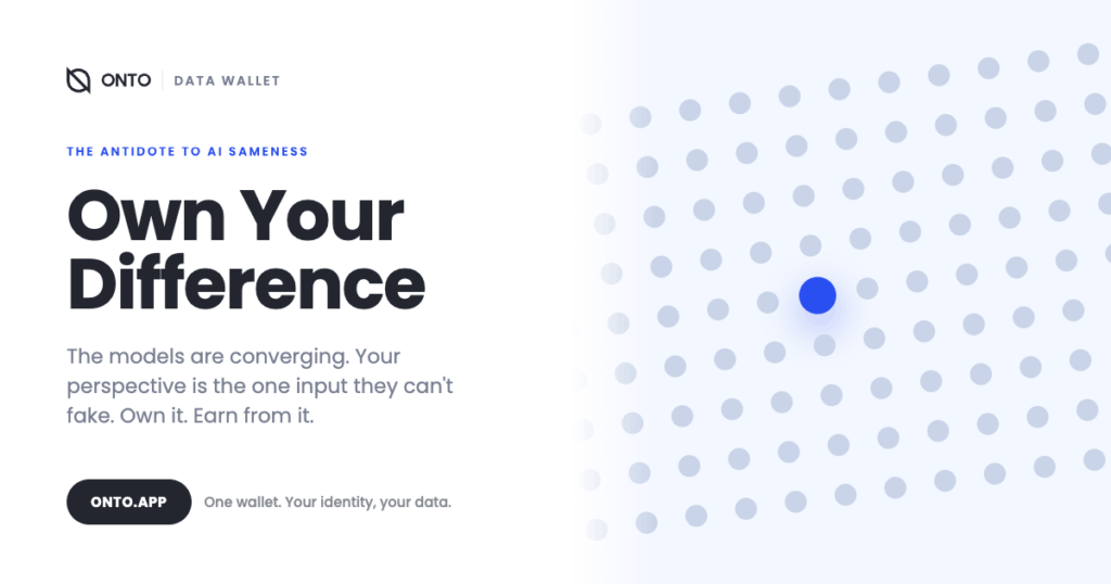 Own Your Difference: why your data is the antidote to AI sameness