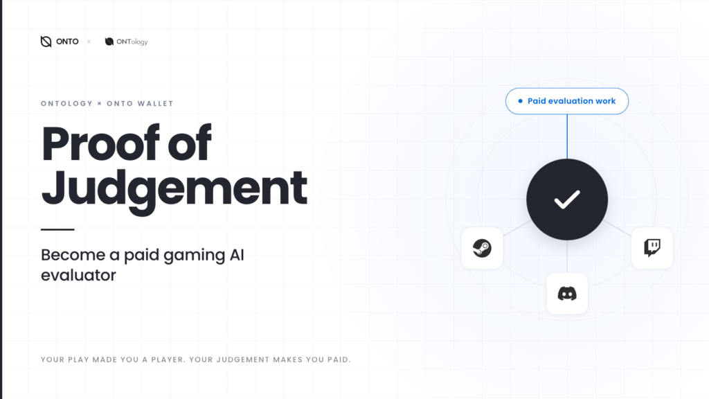 Proof of Judgement: become a paid gaming AI evaluator